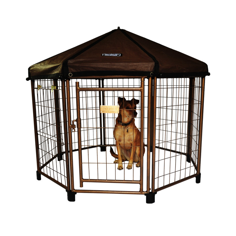 Tucker Murphy Pet Arambula Pet Gazebo Yard Kennel & Reviews Wayfair